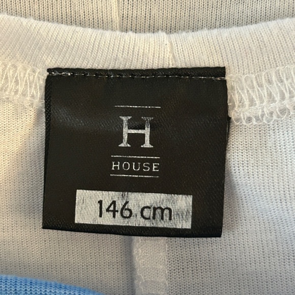 Kids Blue Horse Print Poncho short sleeved Blouse top girls - Picture 3 of 6